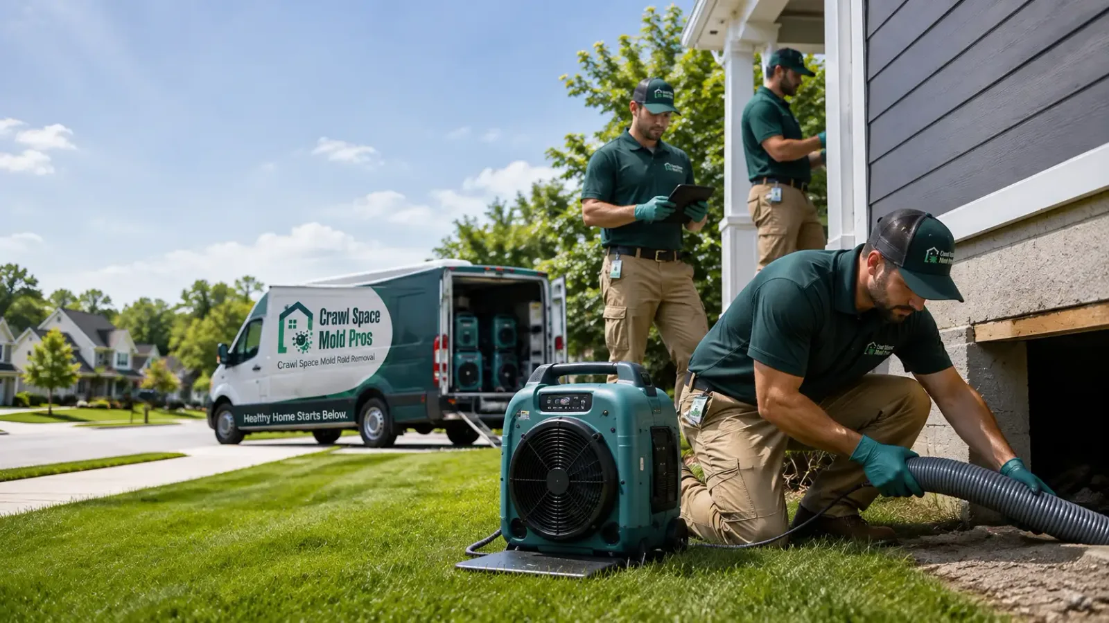 Crawl Space Mold Removal in Claysville, PA
